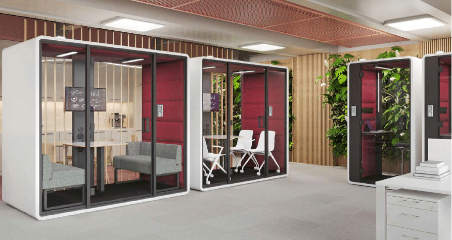 Office Booths an Escape for Productivity and Privacy - Featured Image